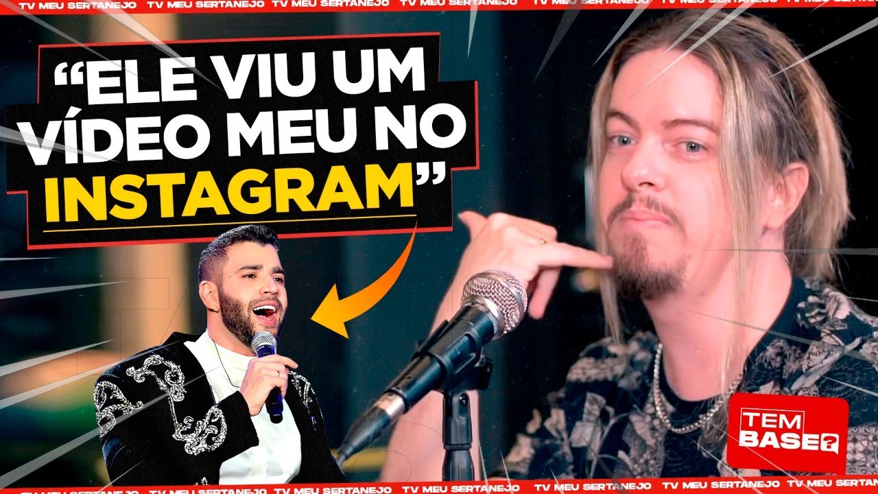 O DIA que GUSTTAVO LIMA me CONVIDOU pra BANDA! | Reinaldo Meirelles