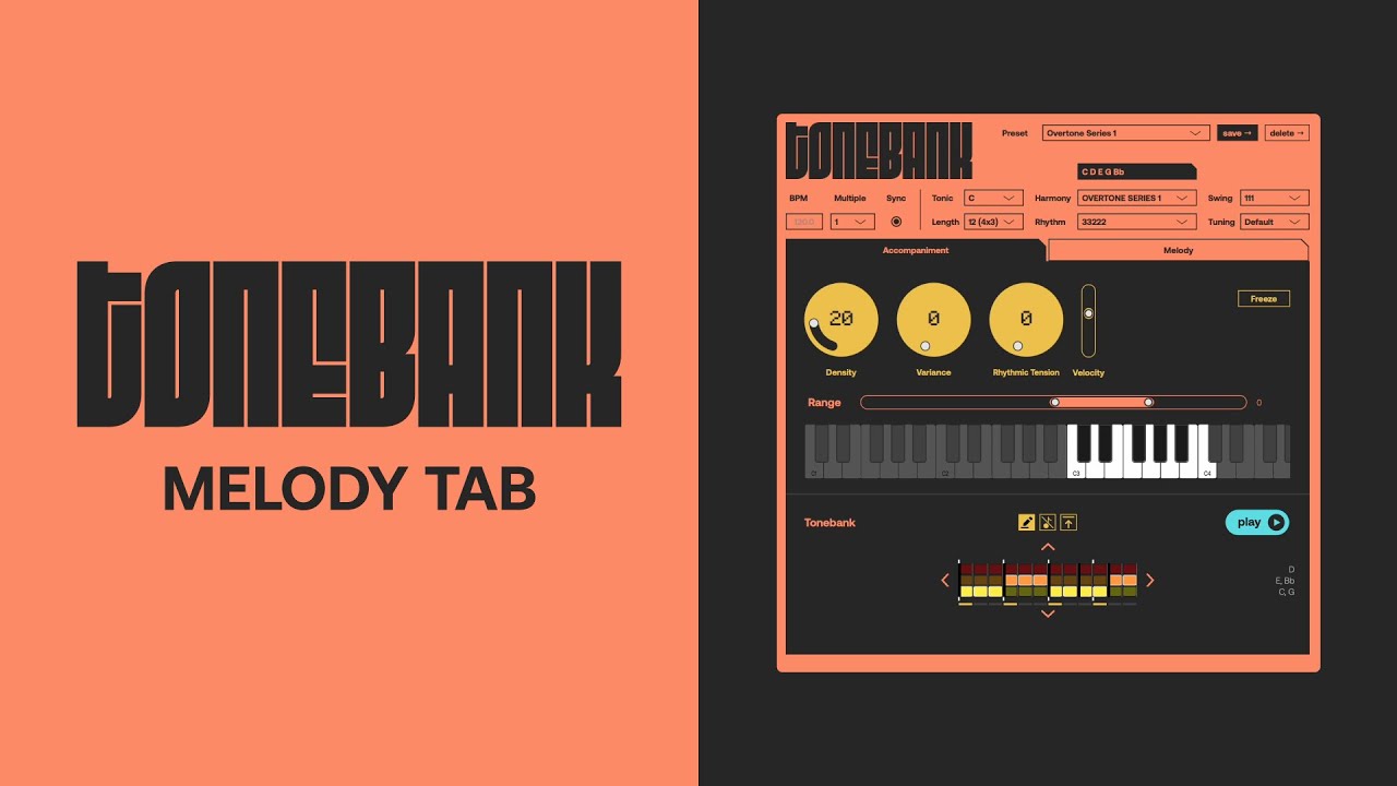 Tonebank - The Melody Tab