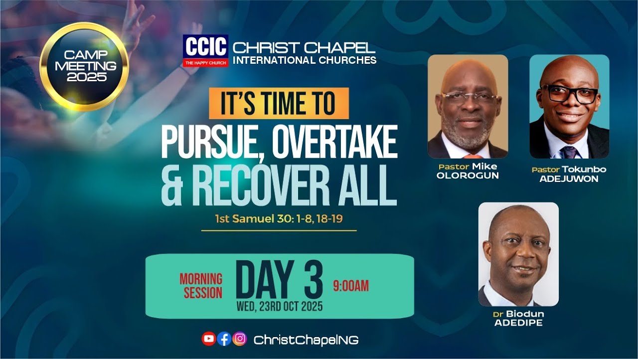 CCIC Campmeeting 2025 : Day 3 (Morning Session)