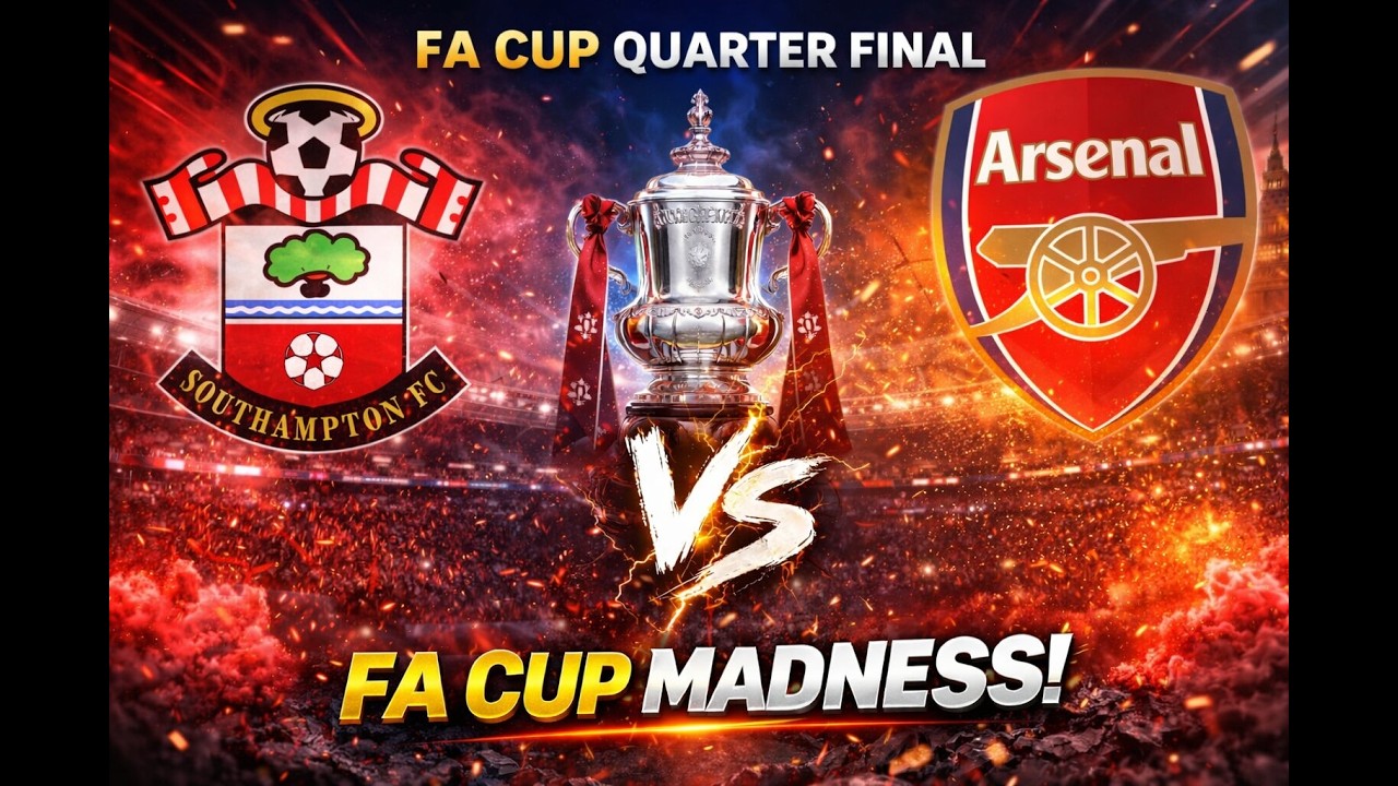 AMAZING DRAW AGAIN | FA Cup Reaction - Southampton vs Arsenal