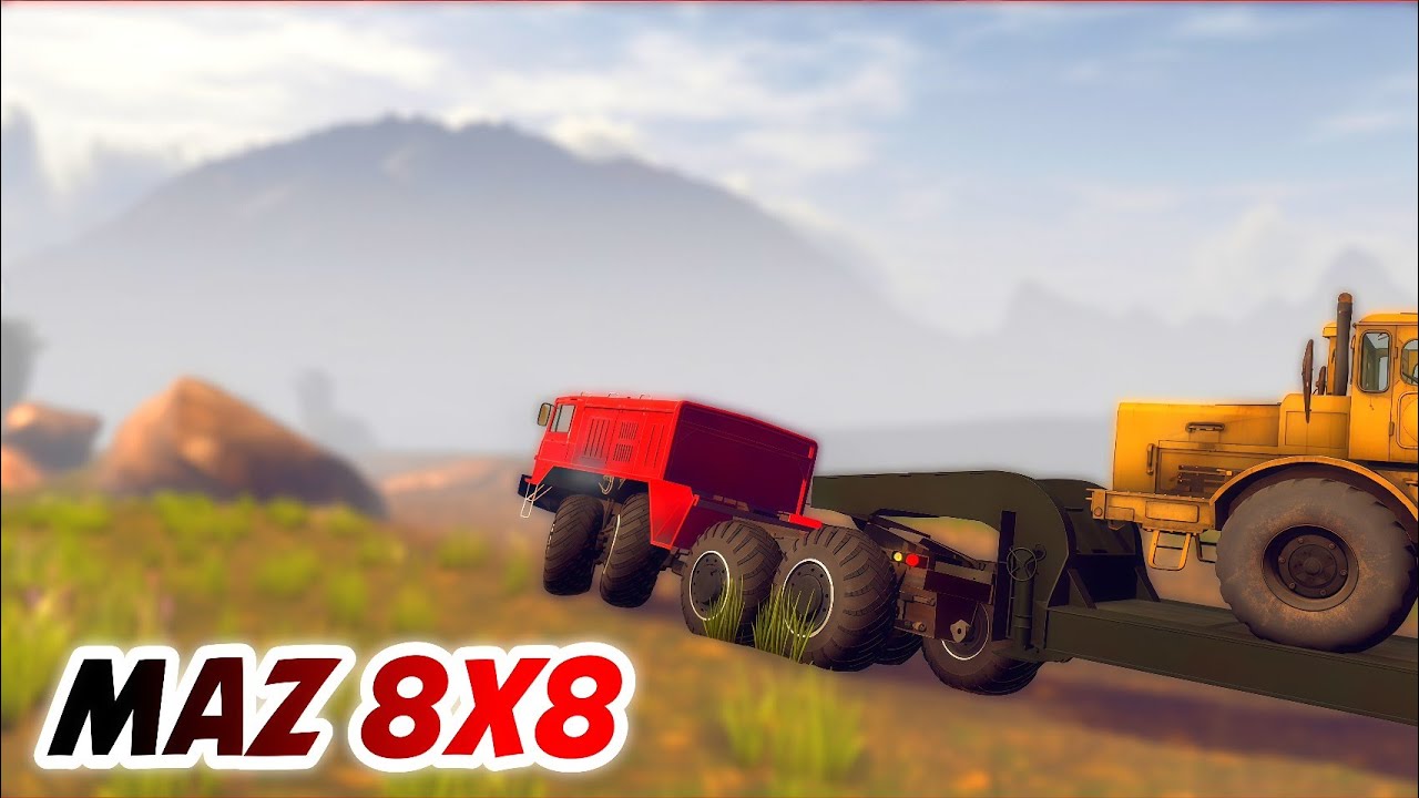 Короткий путь через деревню на Maz 8x8 || Геймплей Offroad online RTHD (2026)