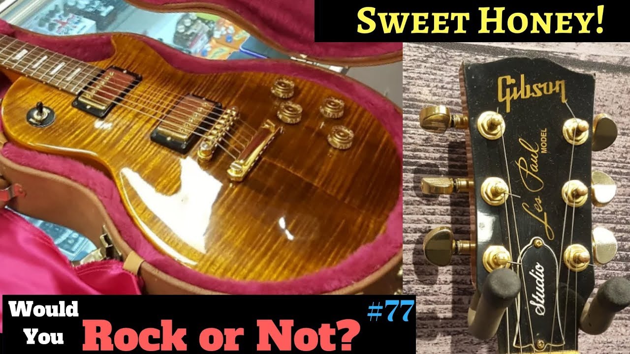 Sweet Honey Goodness! Premium Plus Top Gibson Les Paul Studio | Would You Rock or Not? Ep. 77