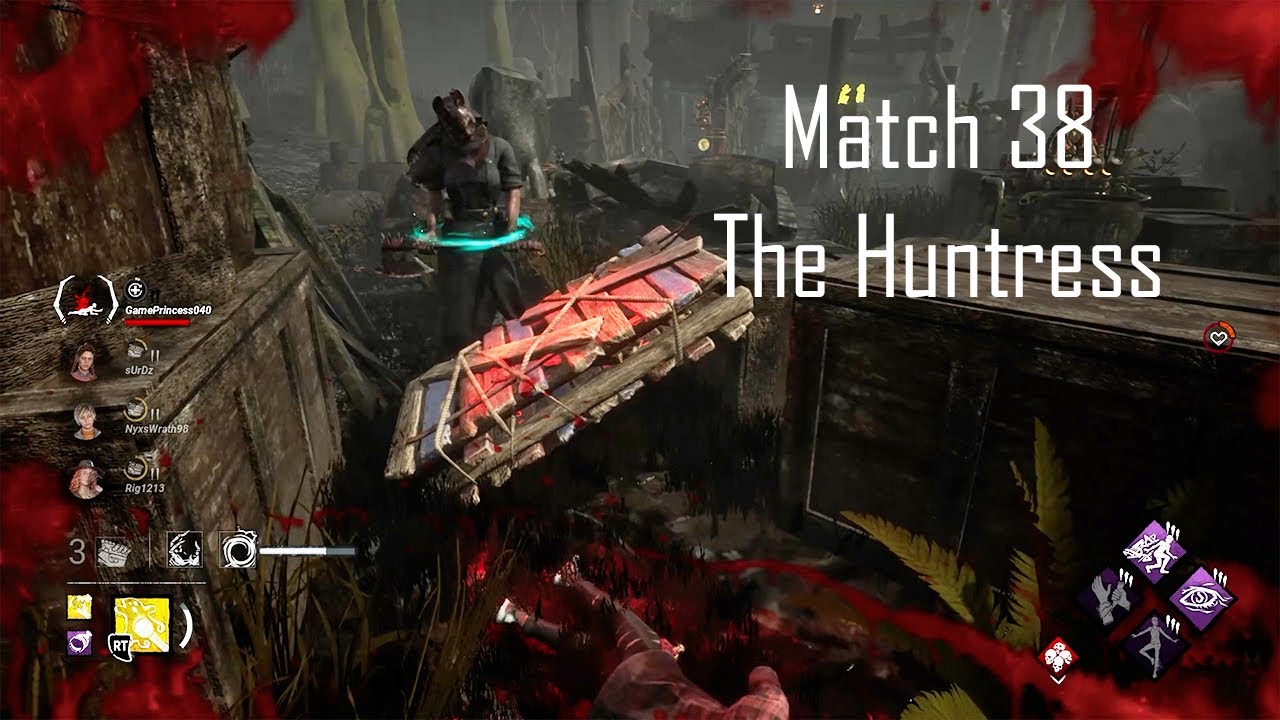 Dead by Daylight Match 38 The Huntress/with friends!