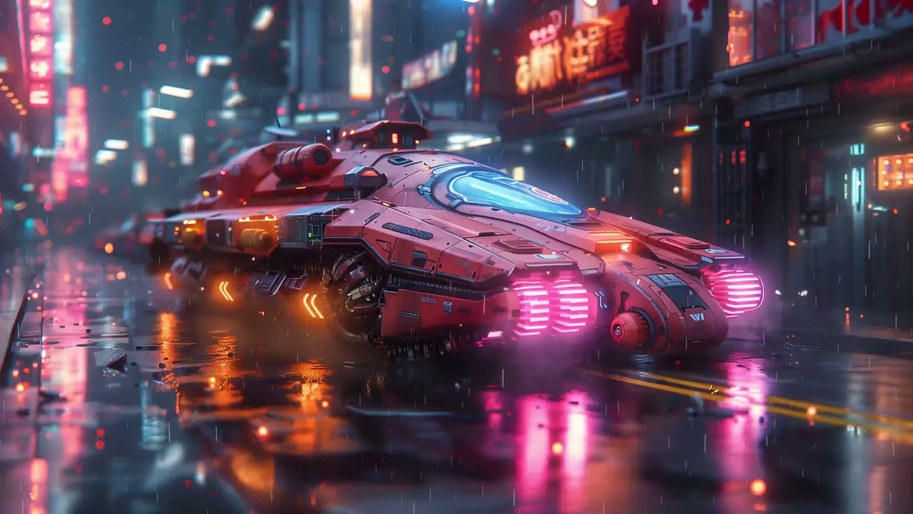 Cyberpunk Tank - Synthwave Retrowave Mix
