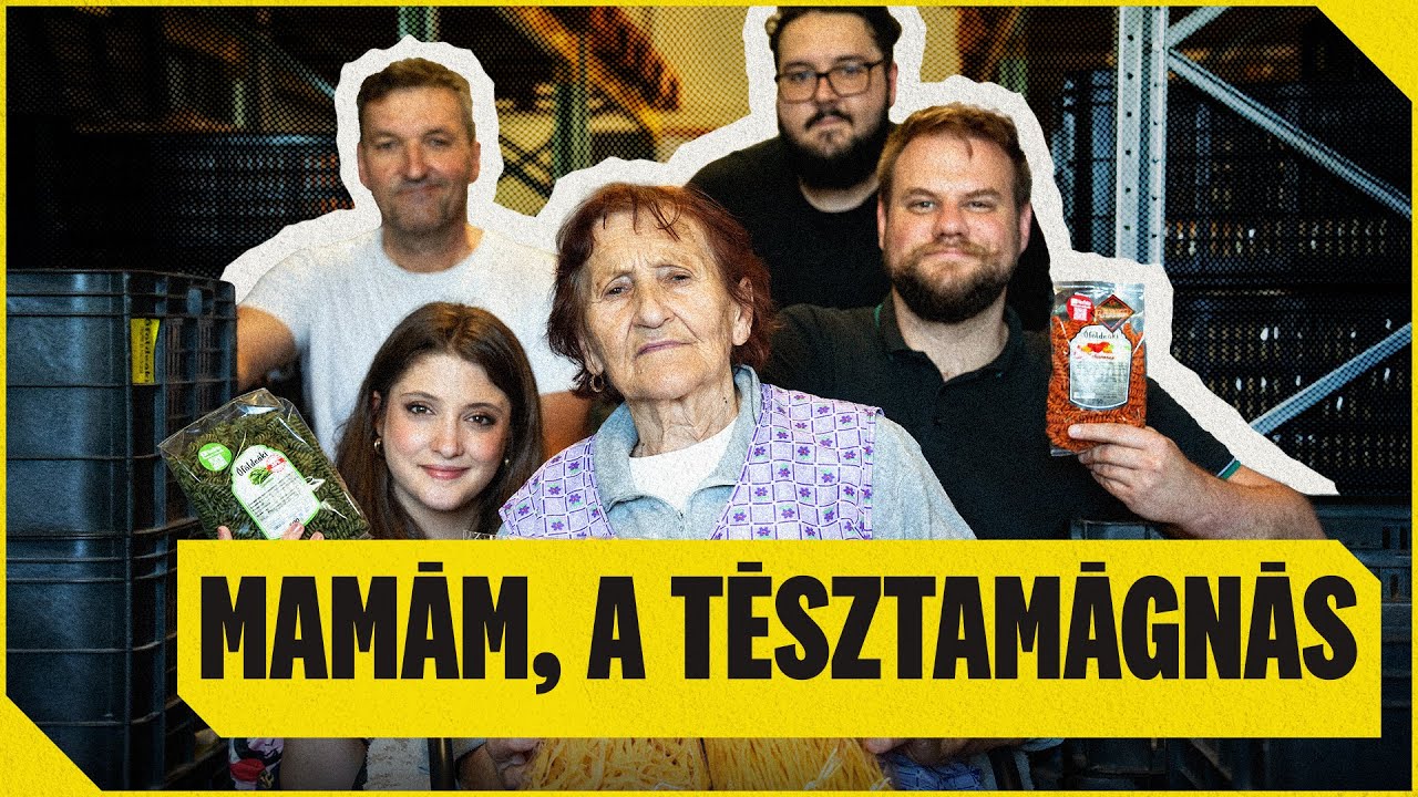Mamám felépített egy TÉSZTAGYÁRAT 🏭🍝