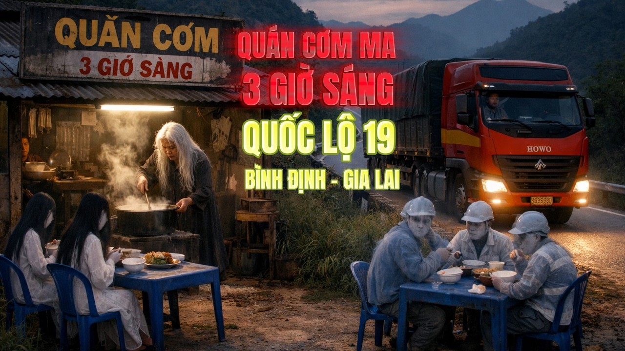 Quán Cơm Ma 3 Giờ Sáng Quốc Lộ 19 Bình Định - Gia Lai: Truyện Ma Tài Xế Đường Dài