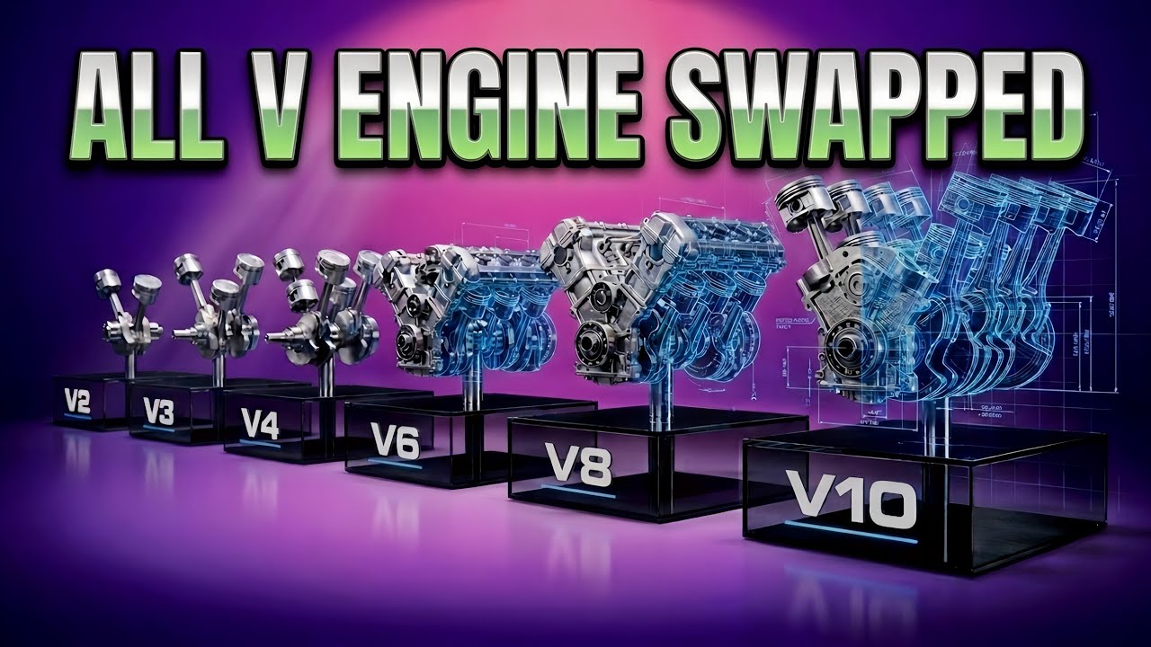 All V Engines Sound in One Video #1| V2, V3, V4, V6, V8, V10, V12, V16