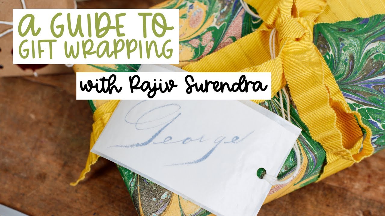 Rajiv Surendra’s Guide to Gift Wrapping | Holiday Gift Wrapping