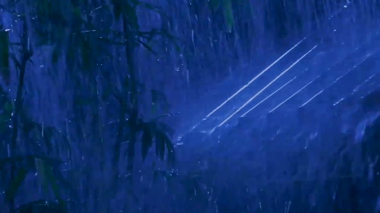 Rain Above, Silence Below | Deep Night Roof Rain Ambience