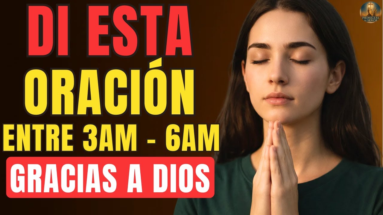 Si te Despiertas entre las 3 y 6 AM, Reza esta Oración de Agradecimiento a Dios