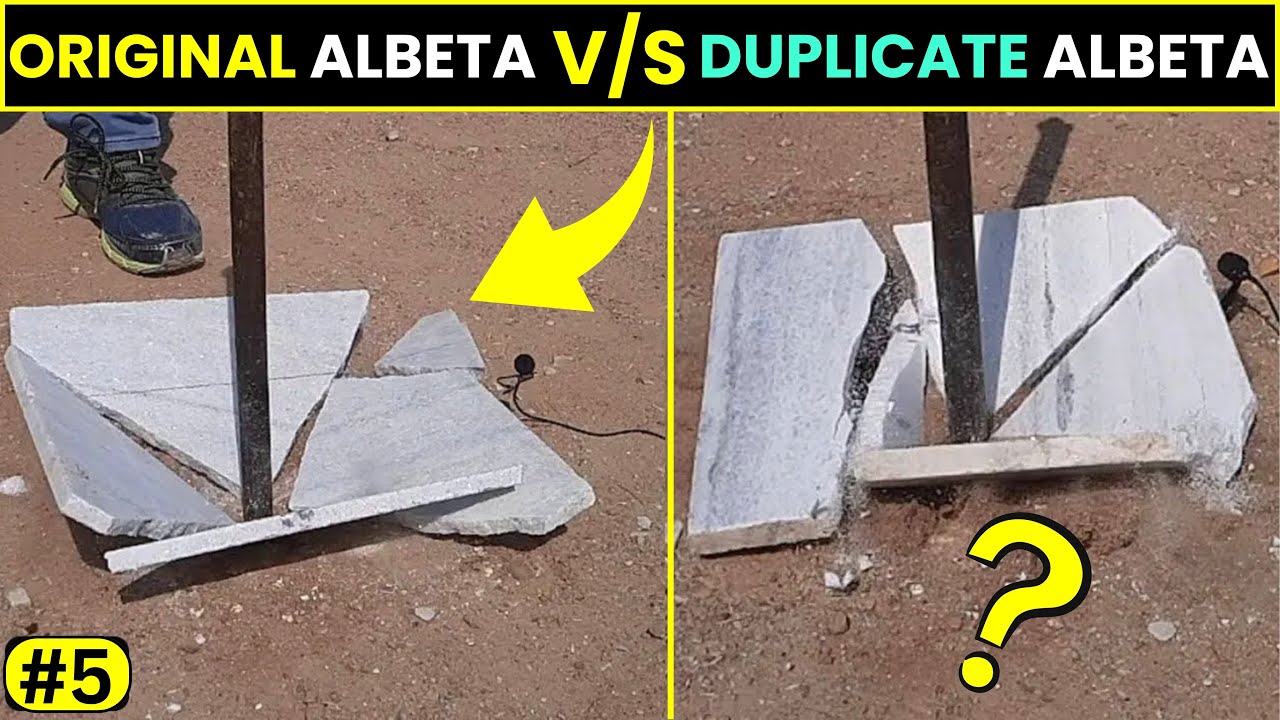 Makrana Original Albeta Marble VS Duplicate Albeta Marble | Original Albeta Makrana | White Albeta