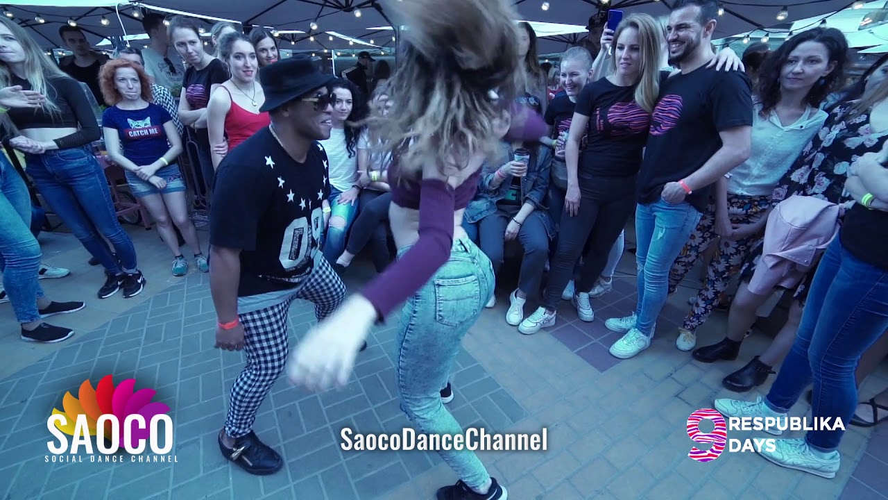 Yoannis Tamayo & Jessica Patella Salsa Dancing in Soborny @ Open Air of Respublika Days 9, 05.05.19
