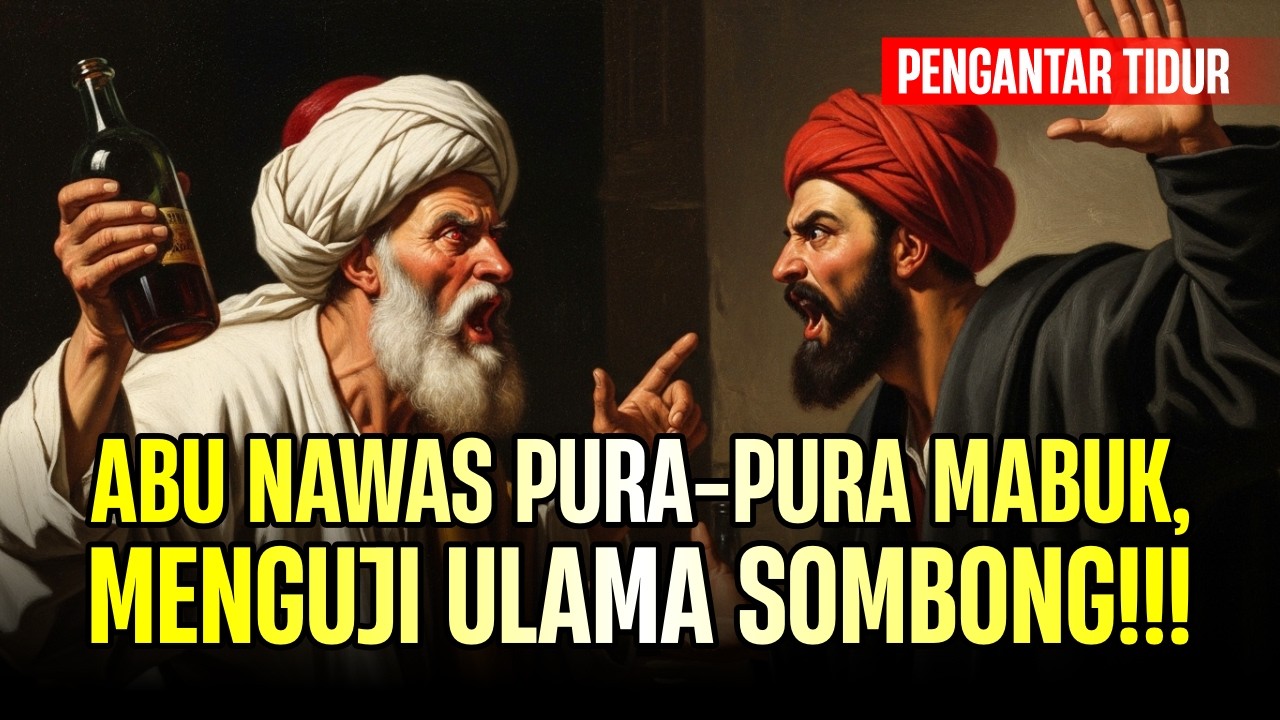 LOGIKA GILA!! MABUK AGAMA LEBIH BAHAYA DARI MABUK ARAK? SENTILAN PEDAS ABU NAWAS UNTUK ULAMA SOMBONG