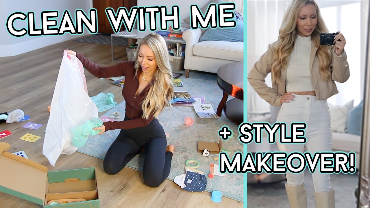 *NEW* HOT MESS CLEAN WITH ME + I Hired a Stylist! (VLOG)