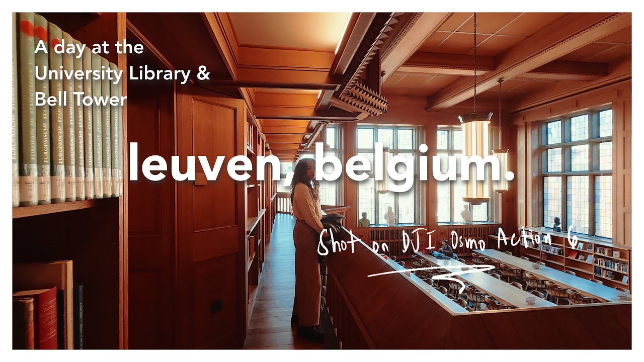 Leuven, Belgium |  filmed with DJI osmo action 6 🎥 | university library & bell tower