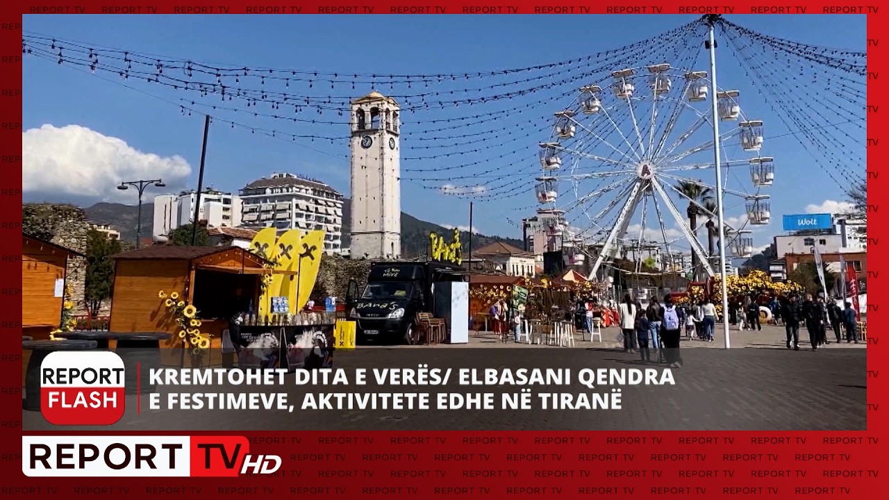 Flashi informativ në Report TV, ora 08:00, 14 Mars 2026