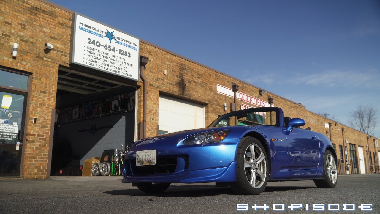 Installing Absolute Electronix Dash Kit & Sony Double DIN Radio In AP2 Honda S2K - Shopisode | 4K