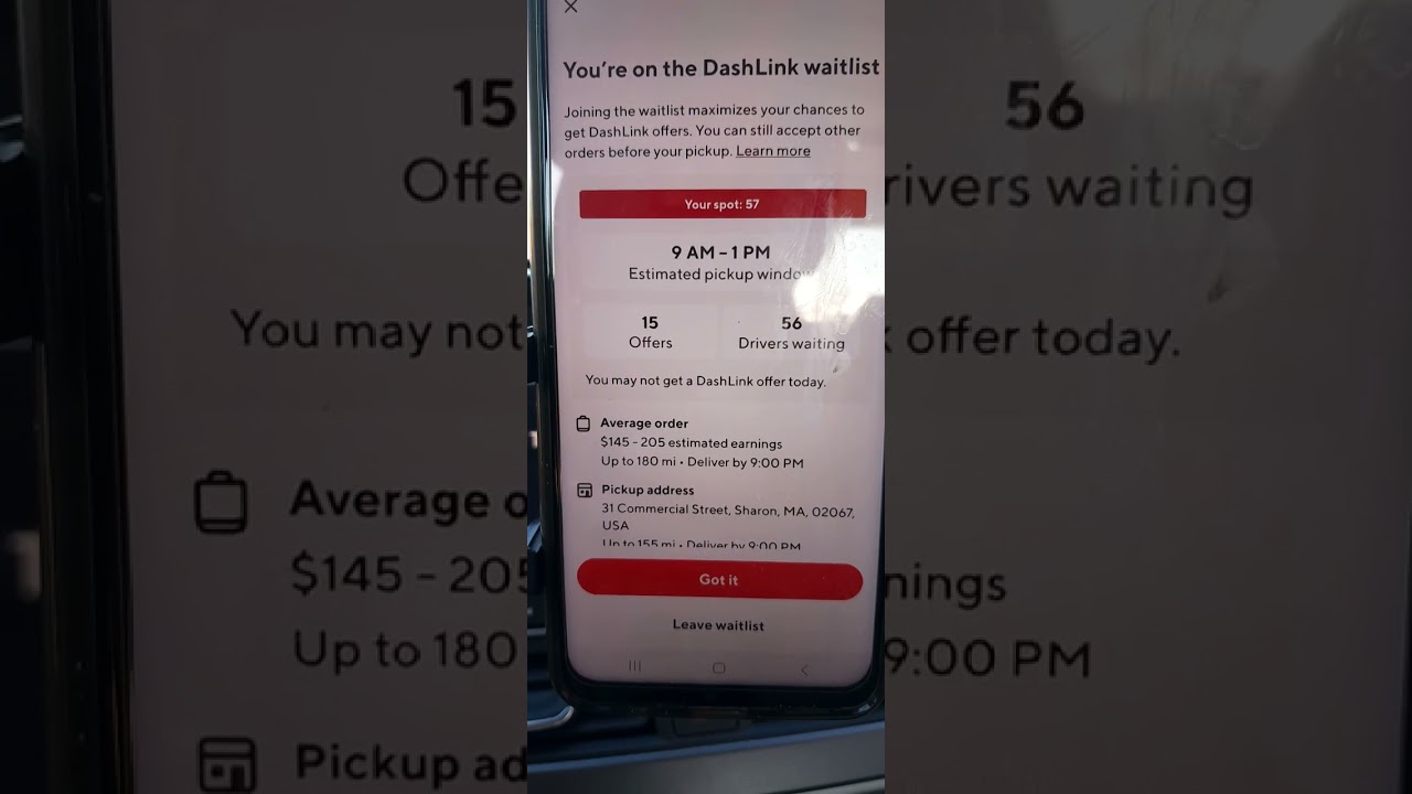 DashLink Real-time Contract Offers #dashlink #doordash #platinumdasher #doordashdriver