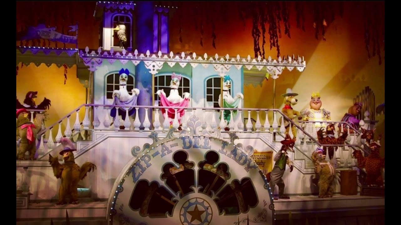 Splash mountain - Zip-a-dee-doo-dah pan flute/organ isolated