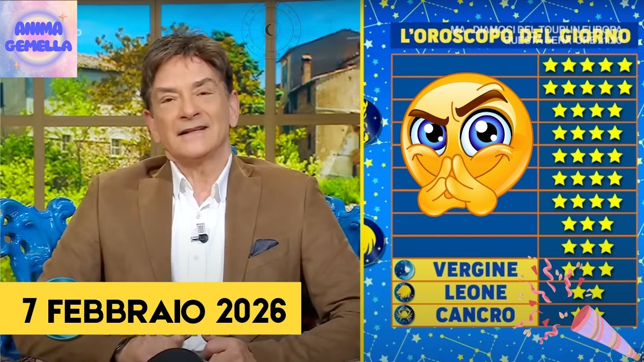 Paolo Fox Oroscopo Oggi 7 Febbraio 2026 🔮 Amore, Lavoro e Soldi in Primo Piano