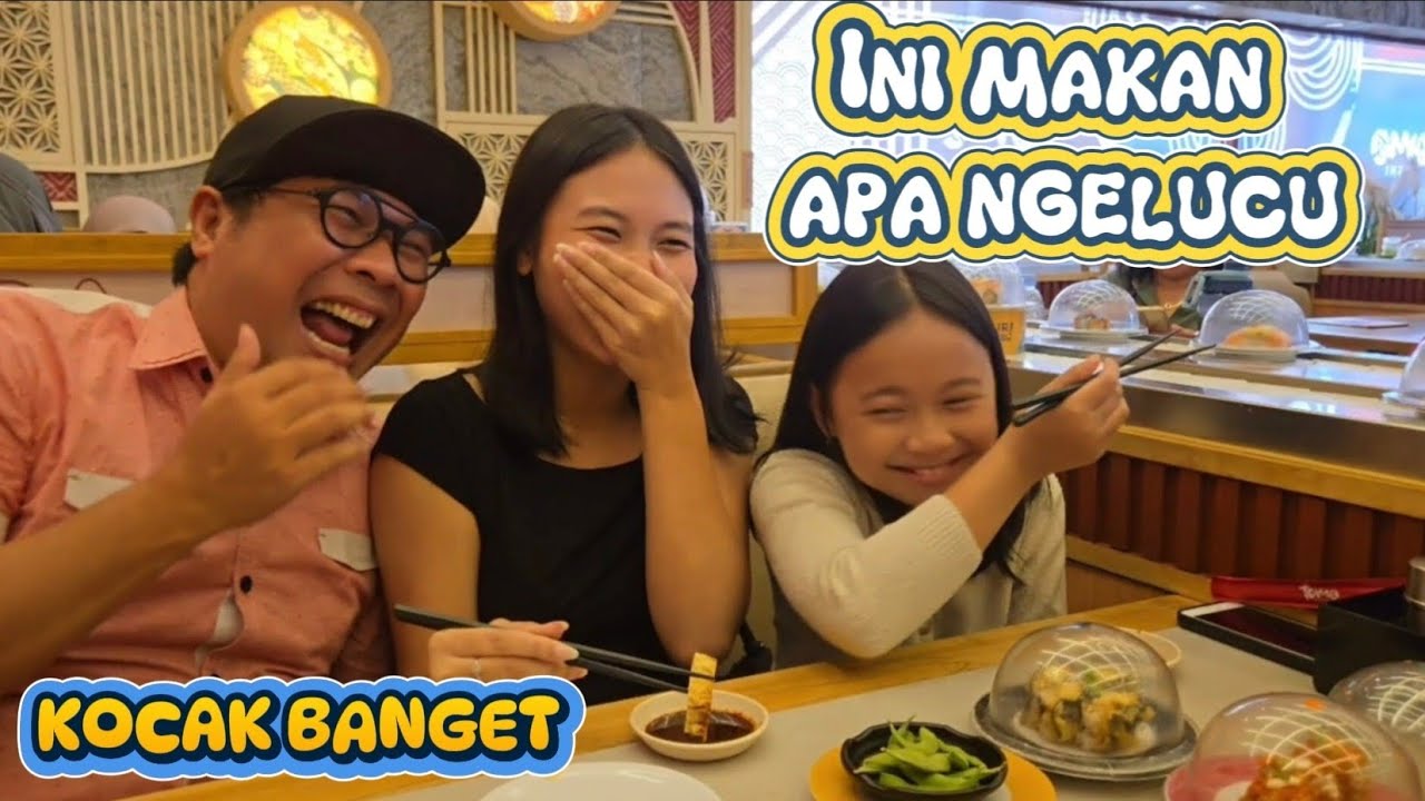 LUCU MAKAN BEN URIP @LikRockstarReborn DAN @mamachika94 || MAKAN SUSHI