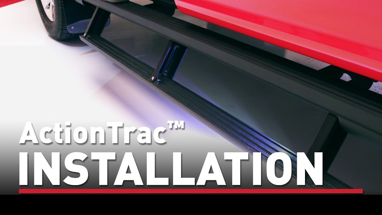 ARIES Side Step Install: ActionTrac™ Powered Running Board on a Ford Super Duty - 3025121