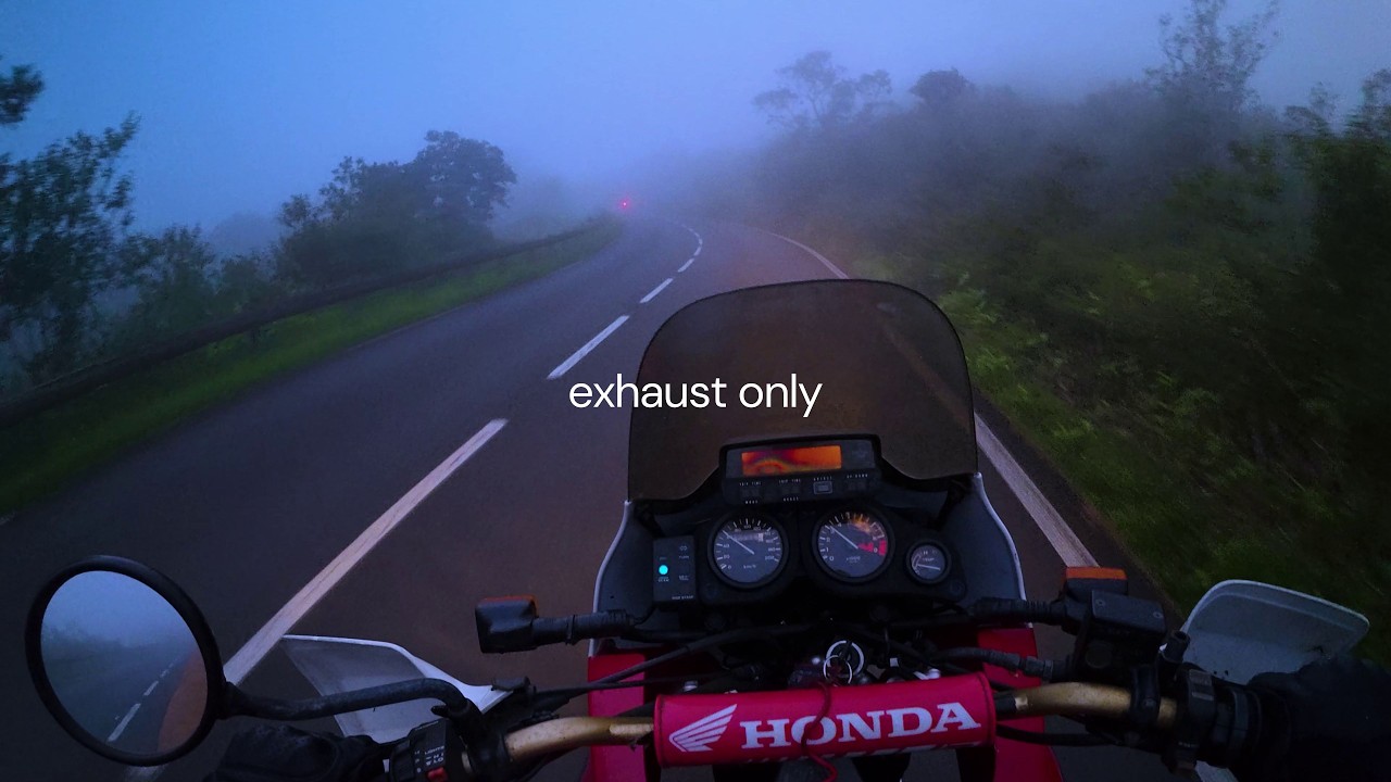 foggy ride at 6pm • 4K