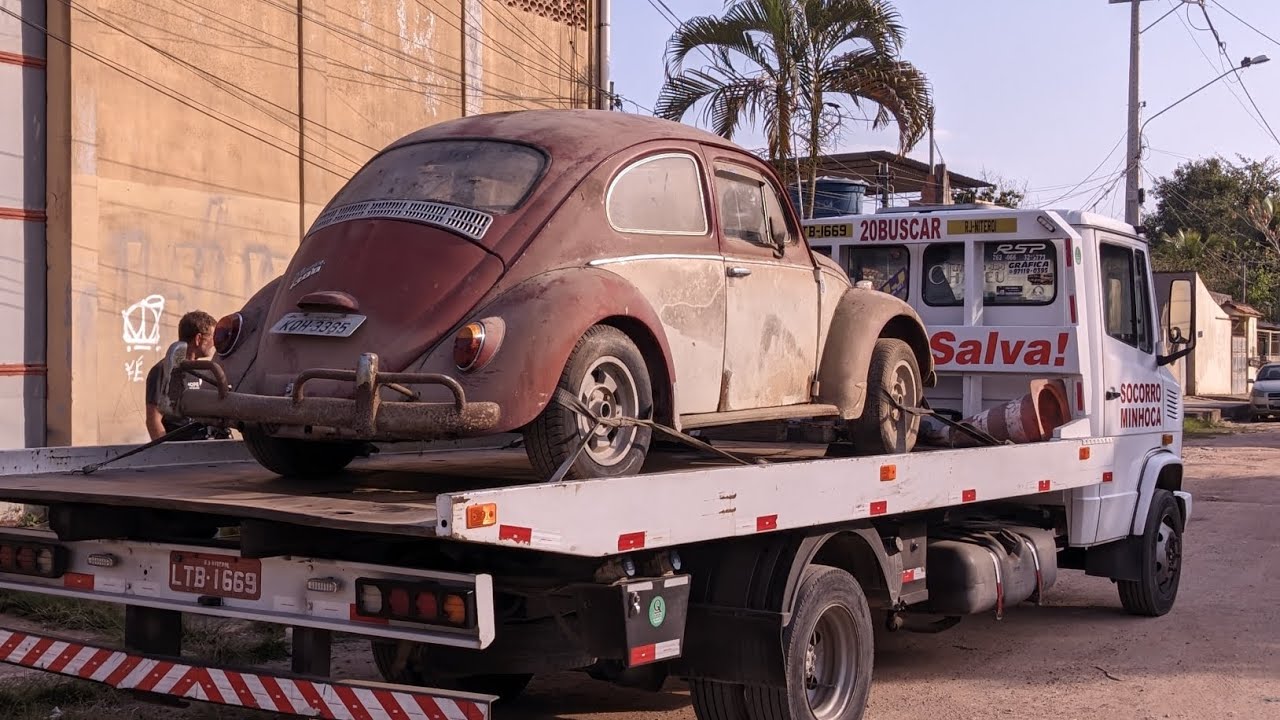 LEVAMOS O FUSCA PRA CASA! 