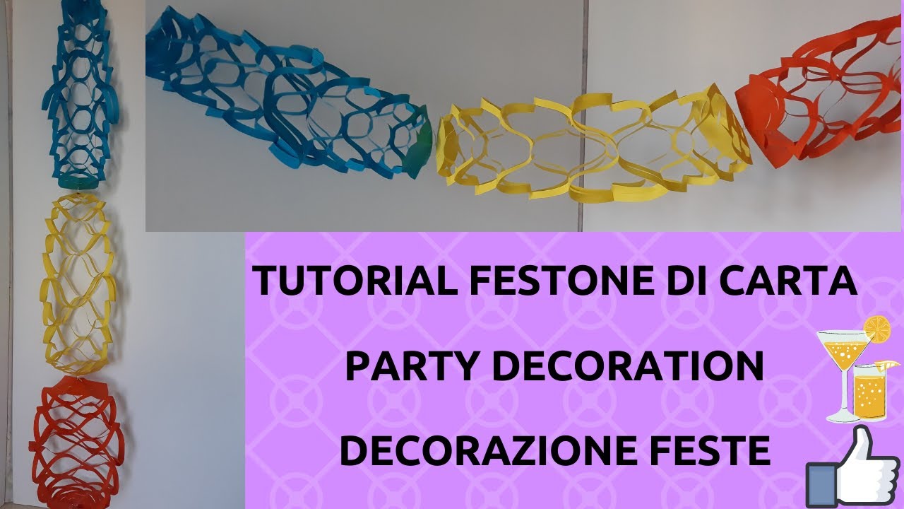 Come fare decorazioni per feste - Party decoration very easy! - tutorial facilissimo!
