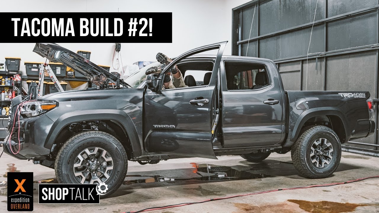 SHOP TALK EP6: Tacoma Build #2! Life Hack-Upgrading the stock power ports & wiring in GPS & GoPro's.