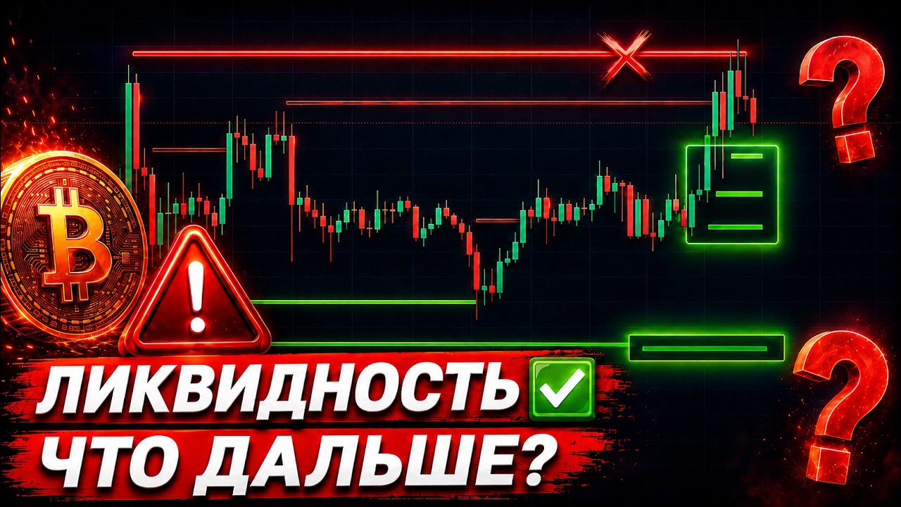 ❗️БИТКОИН &ndash; ЦЕЛЬ РОСТА ВЫПОЛНЕНА! ЧТО ДАЛЬШЕ?