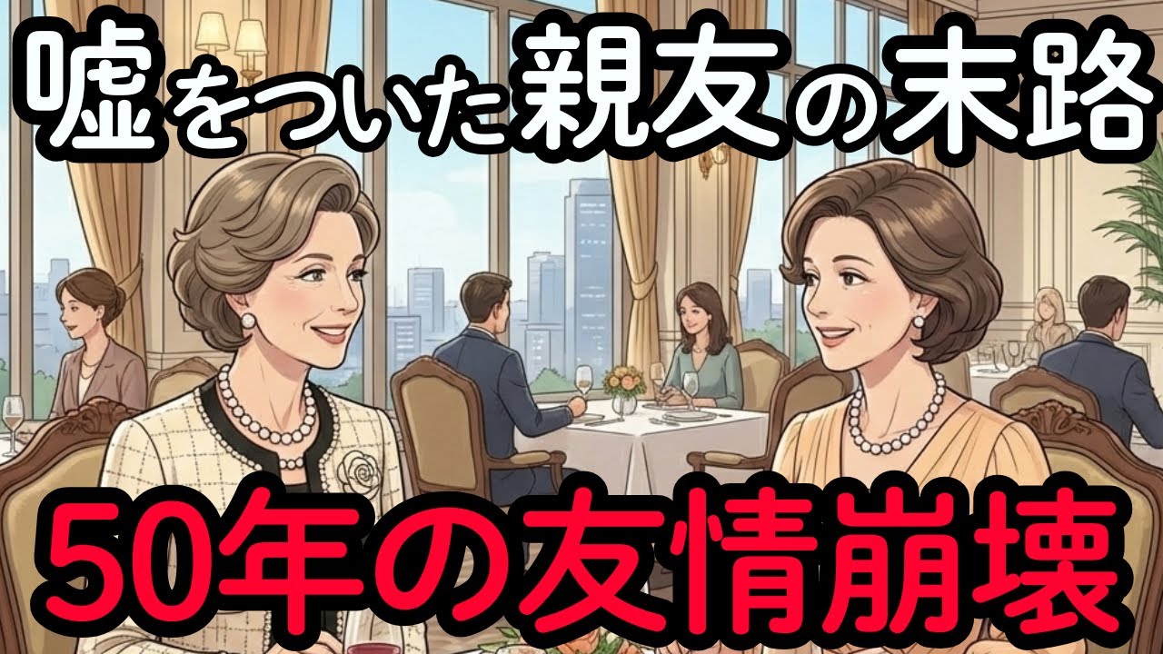 50年の友情を捨てました。見栄っ張りな親友を警察に突き出した末路。仲良しだった友人と離れた理由とは？年齢を重ねて変化する友人関係 | シニアライフ | 老後の幸せ | 老後の友達