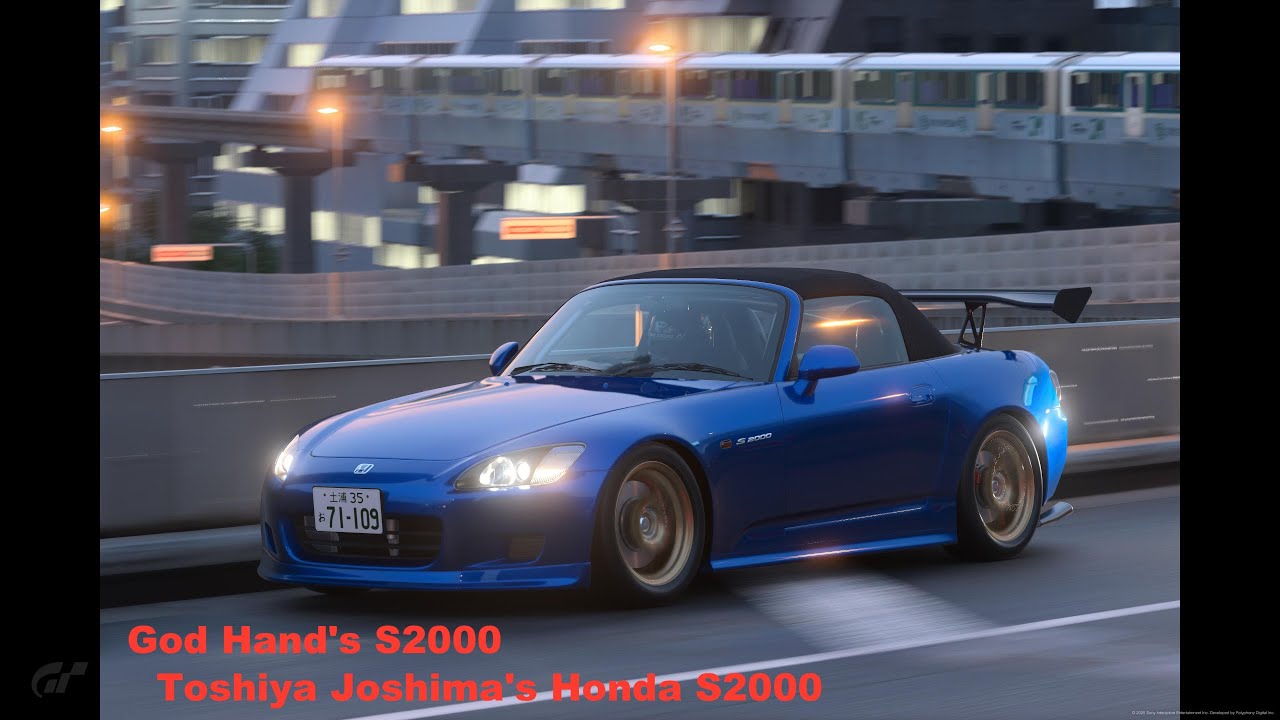 God Hand's Honda S2000.Toshiya Joshima.Tokyo expressway world touring car 600