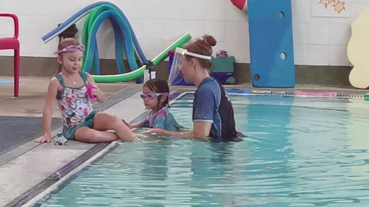 Olivia swim lessons 2021