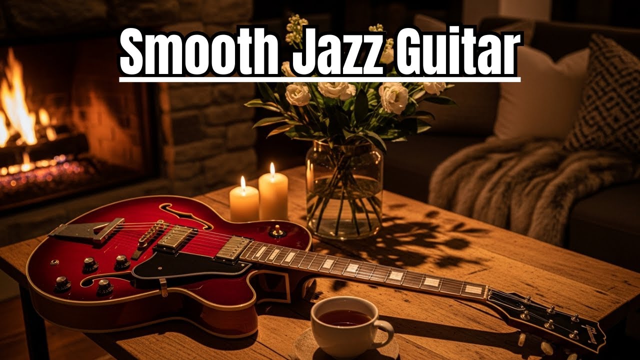Smooth Jazz Guitar Music – Late Night Luxury Vibes for Relaxation 🌙