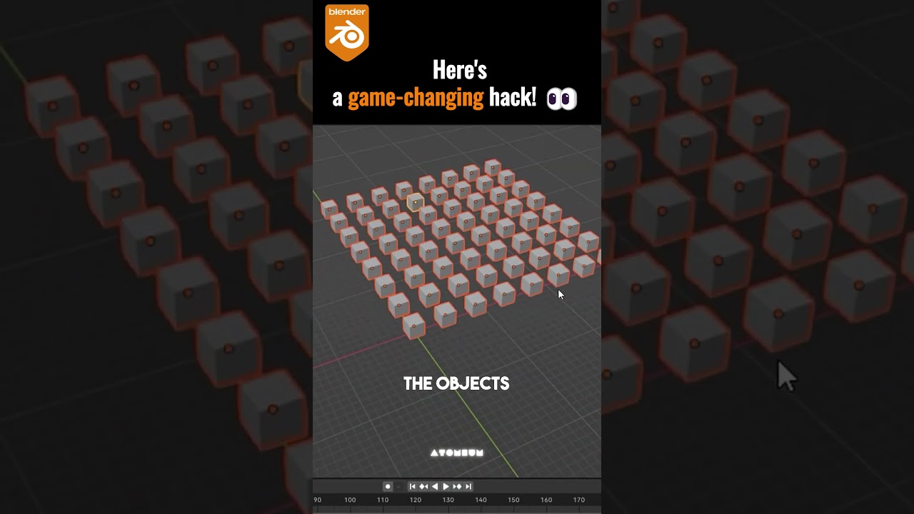 Blender 3D Hack: Instantly Randomize Objects Like a Pro! 🎲
