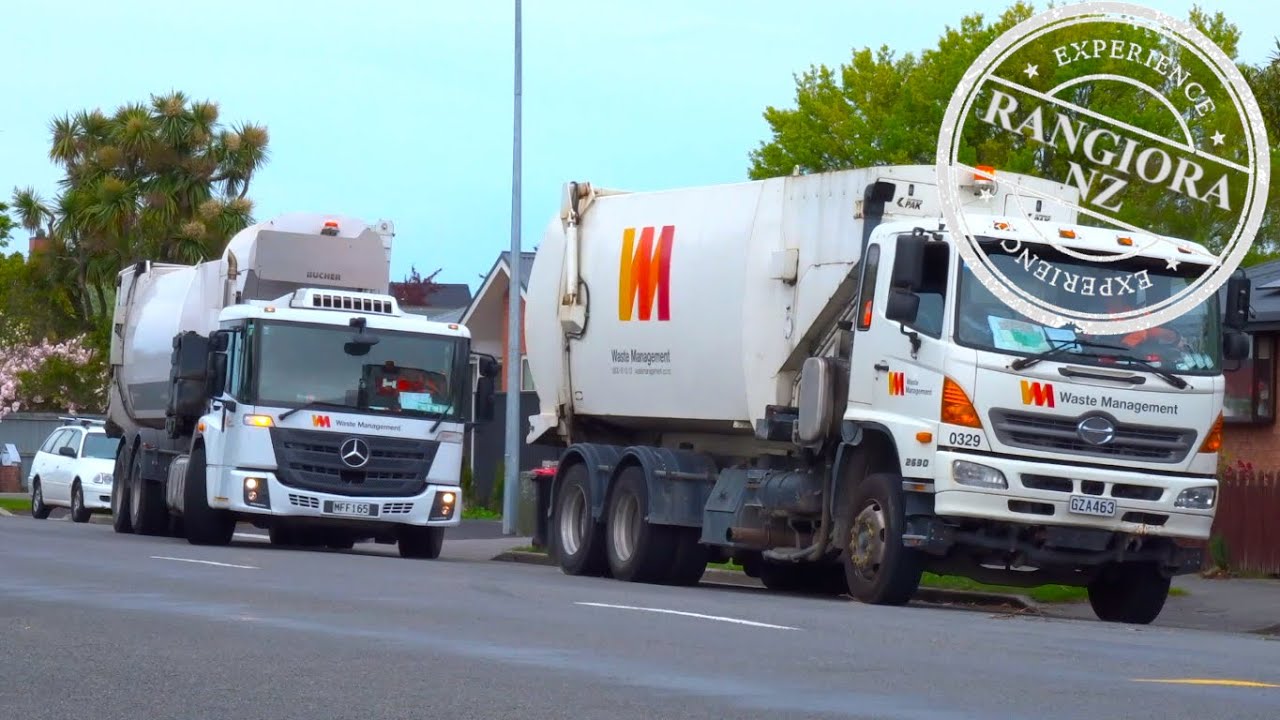Rangiora New Zealand Urban Rubbish & Recycling Trucks, Bins+Bags | NZ Rubbish Trucks Goes Travelling