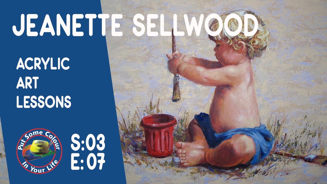 Free Acrylic Art Lessons with Jeanette Sellwood on Colour In Your Life