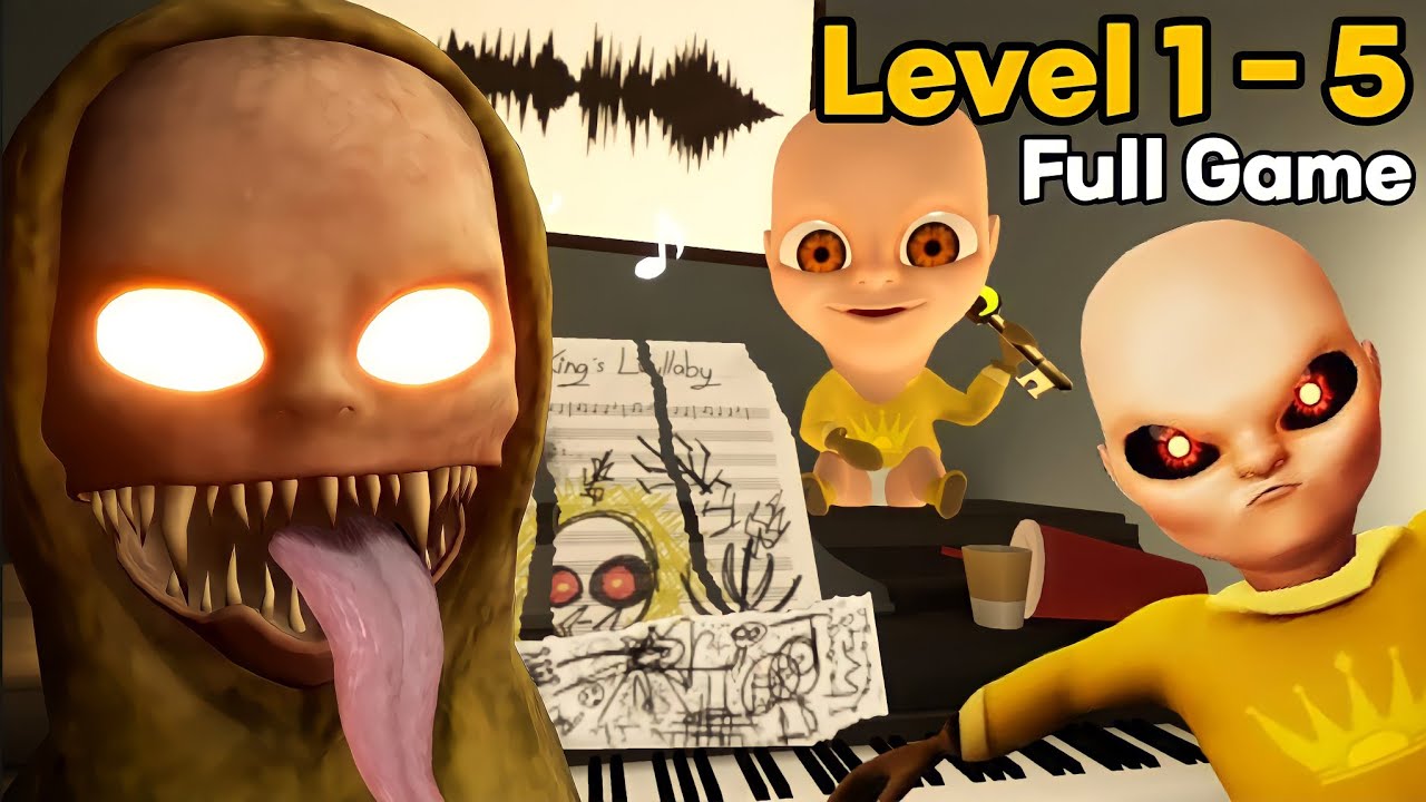 THE BABY IN YELLOW Full Game Level 1 - 5