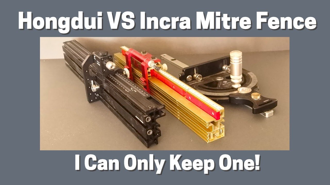 *[Gifted] Hongdui HD-KS22 Mitre Gauge Fence Review and Comparison To Incra Flip Fence