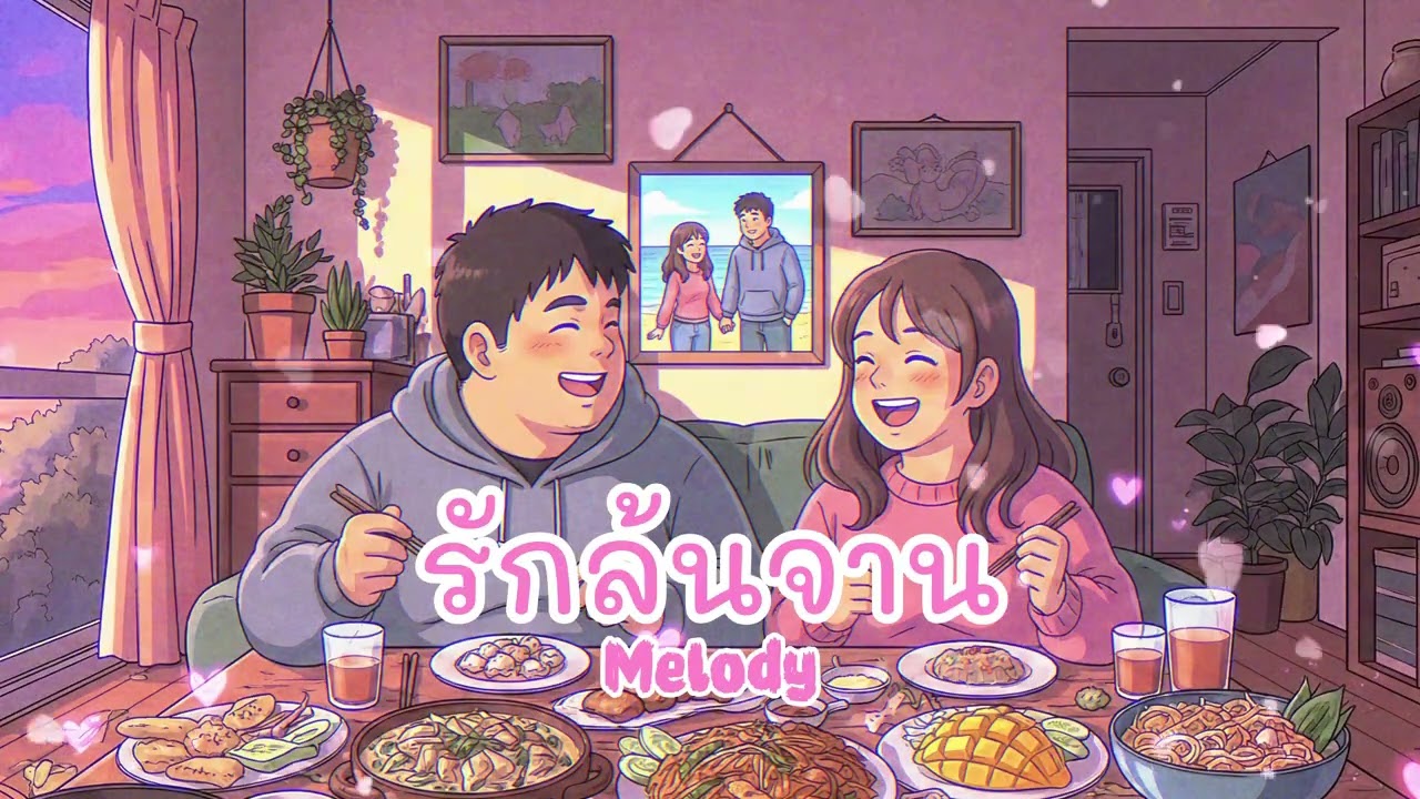 รักล้นจาน - Melody [Official lyric video] | เพลงรักของคนชอบกิน 🍲💖