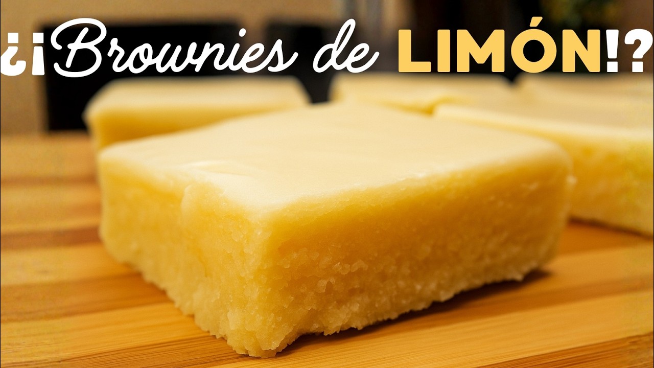 LEMONIES 🍋 o CUADRADITOS de LIMÓN — SUAVES, HÚMEDOS y DELICIOSOS