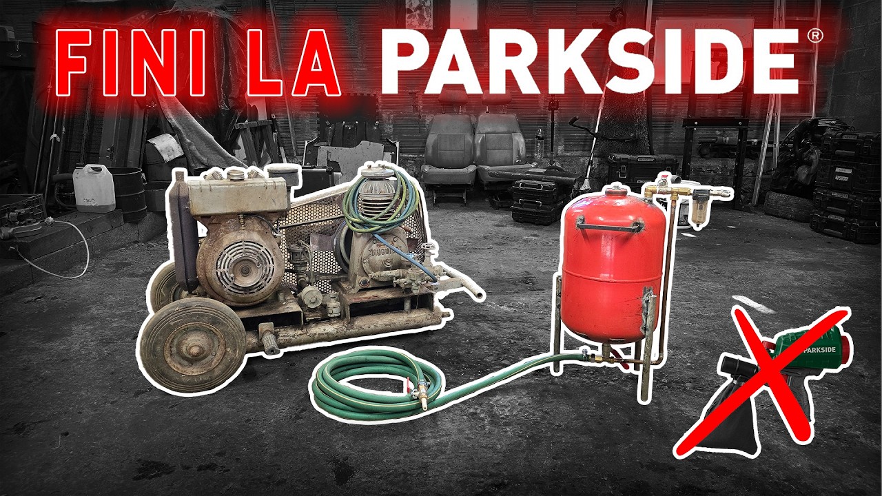Ma sableuse de chassis fait maison #diy #parkside #bricolage