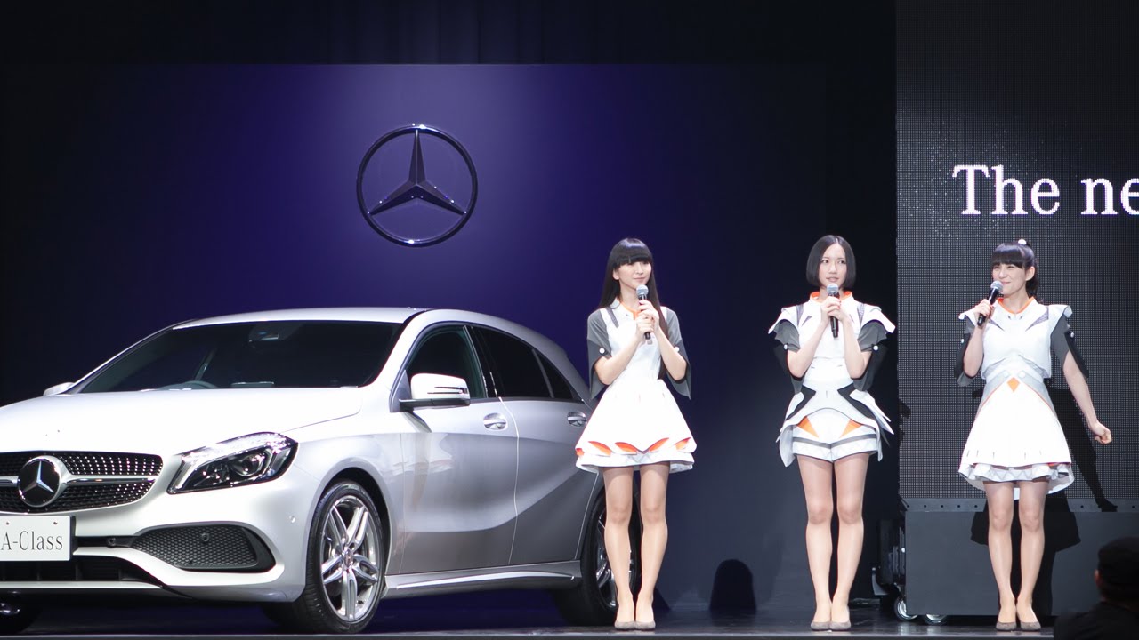 Perfumeが新型Aクラス発表会に登場！3Dアニメで新曲披露