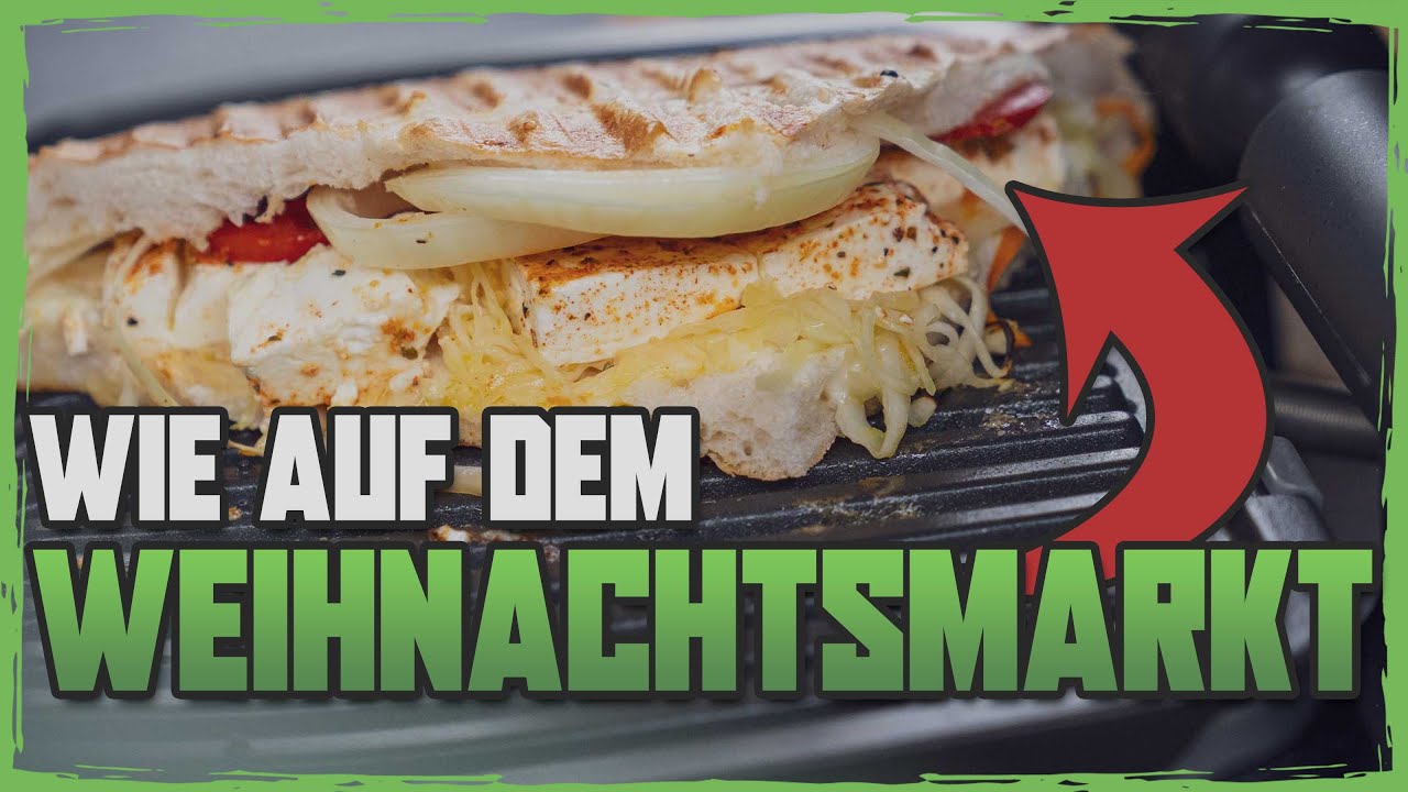Gebackener Schafskäse im Fladenbrot & leckerer Knoblauchsauce! | Kontanktgrill Rezept
