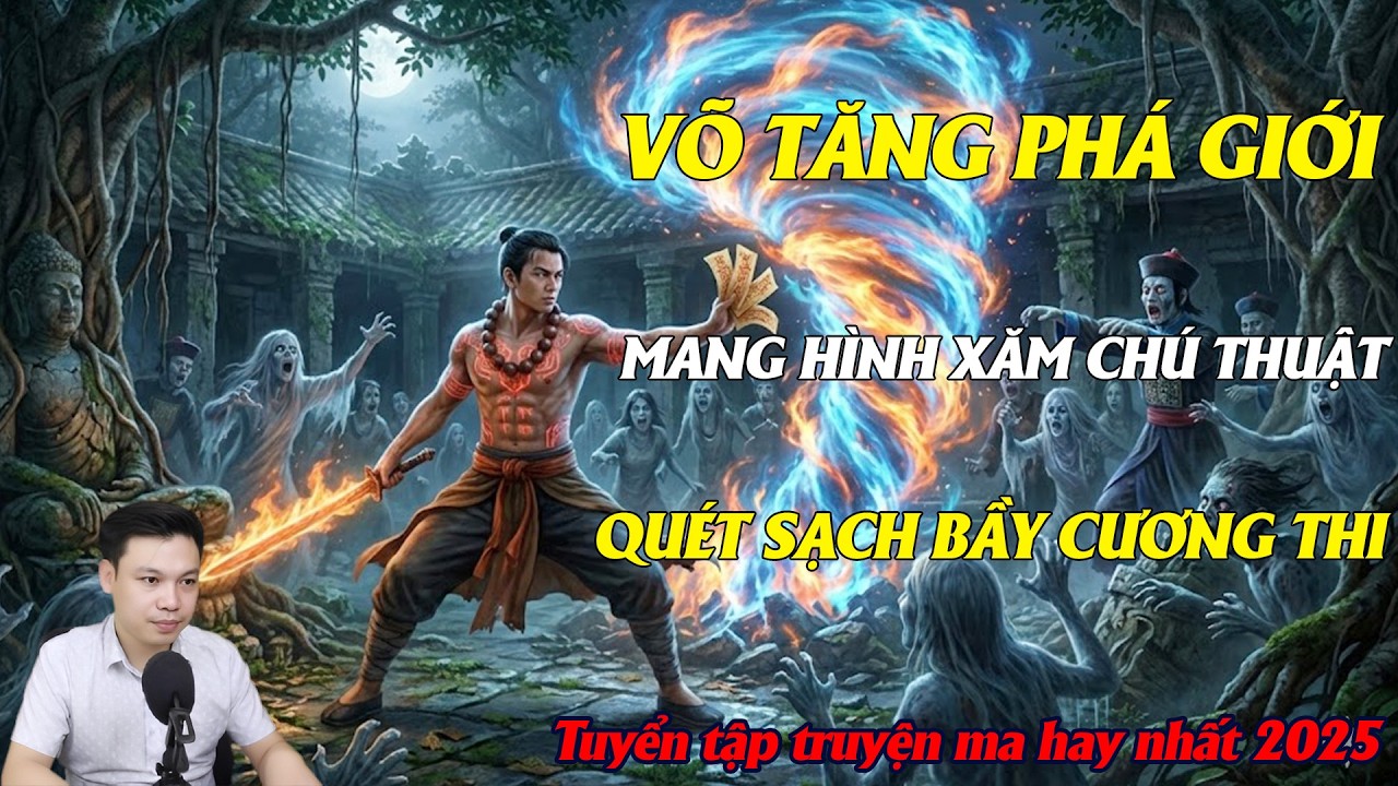 TRUYỆN MA ĐÌNH SOẠN : VÕ TĂNG PHÁ GIỚI MANG HÌNH XĂM CHÚ THUẬT QUÉT SẠCH BẪY CƯƠNG THI