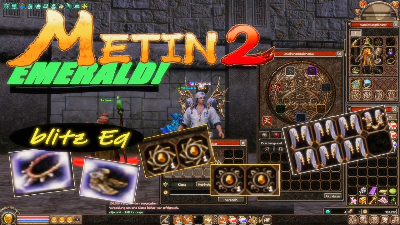 Metin2 Emerald - Blitz Eq , Leveln , Grotte  & mehr #8