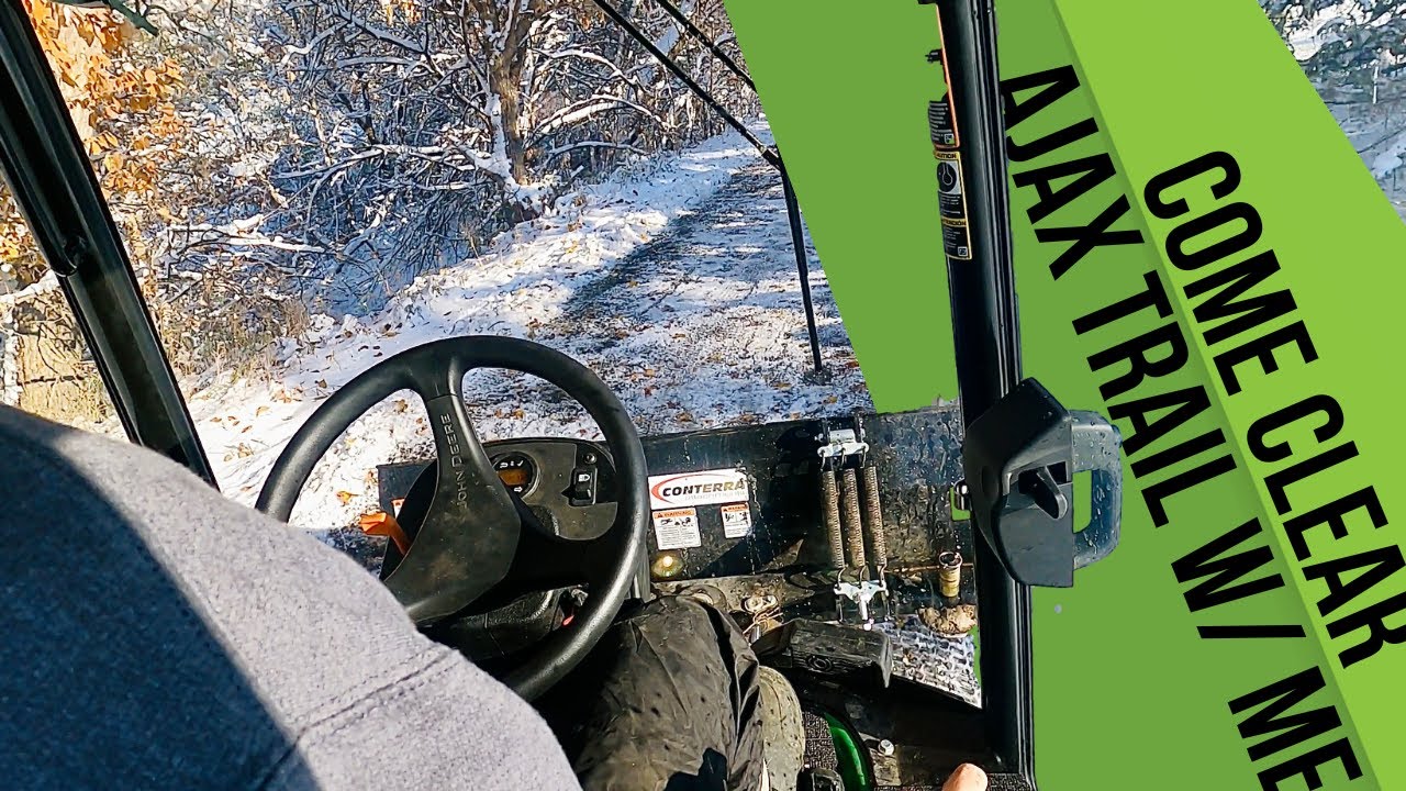 John Deere TerrainCut 1585 - Come Clear AJAX Trail W/ Me - ASMR