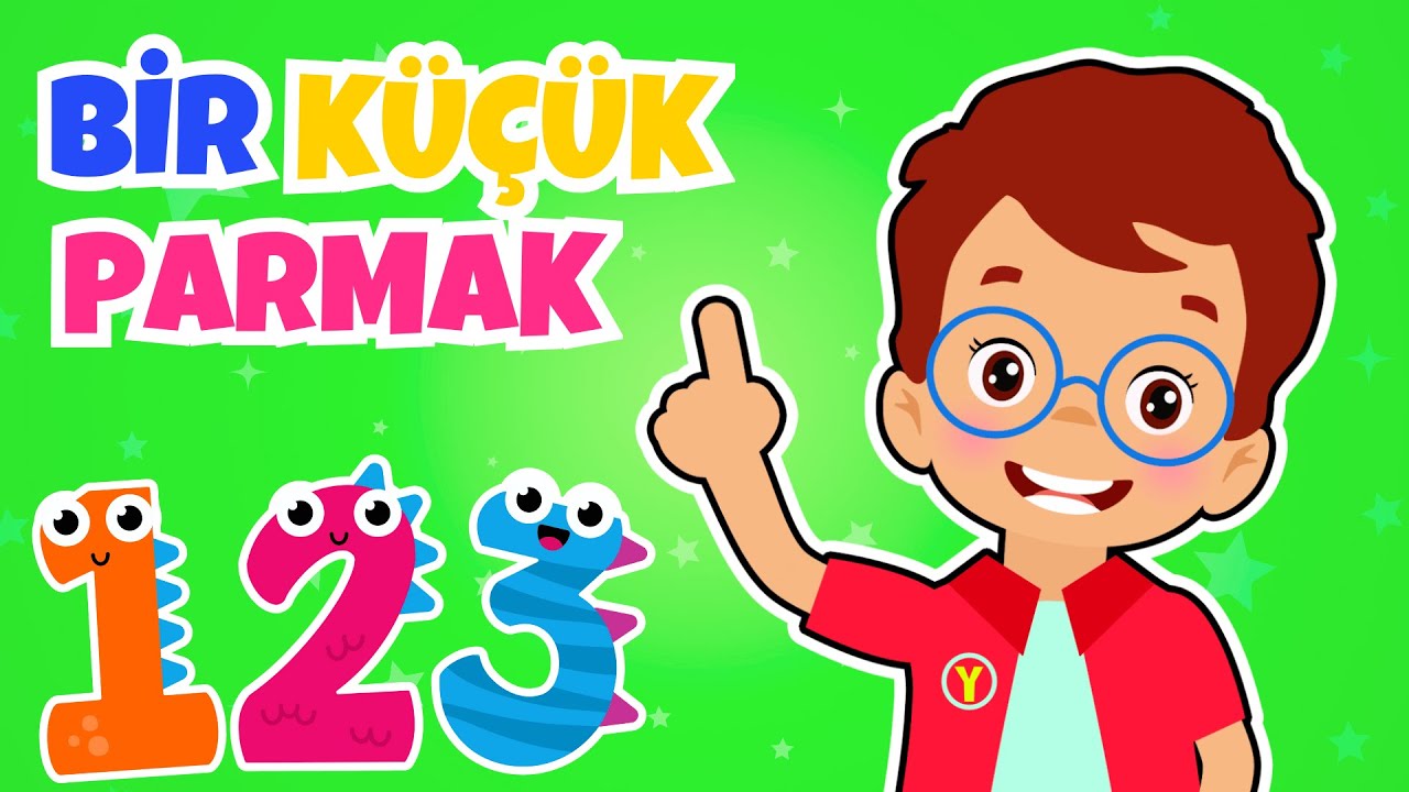 Bir K&uuml;&ccedil;&uuml;k Parmak Şarkısı ☝️ Tombik Panda &Ccedil;ocuk Şarkıları 🎶 &Ccedil;izgi Film