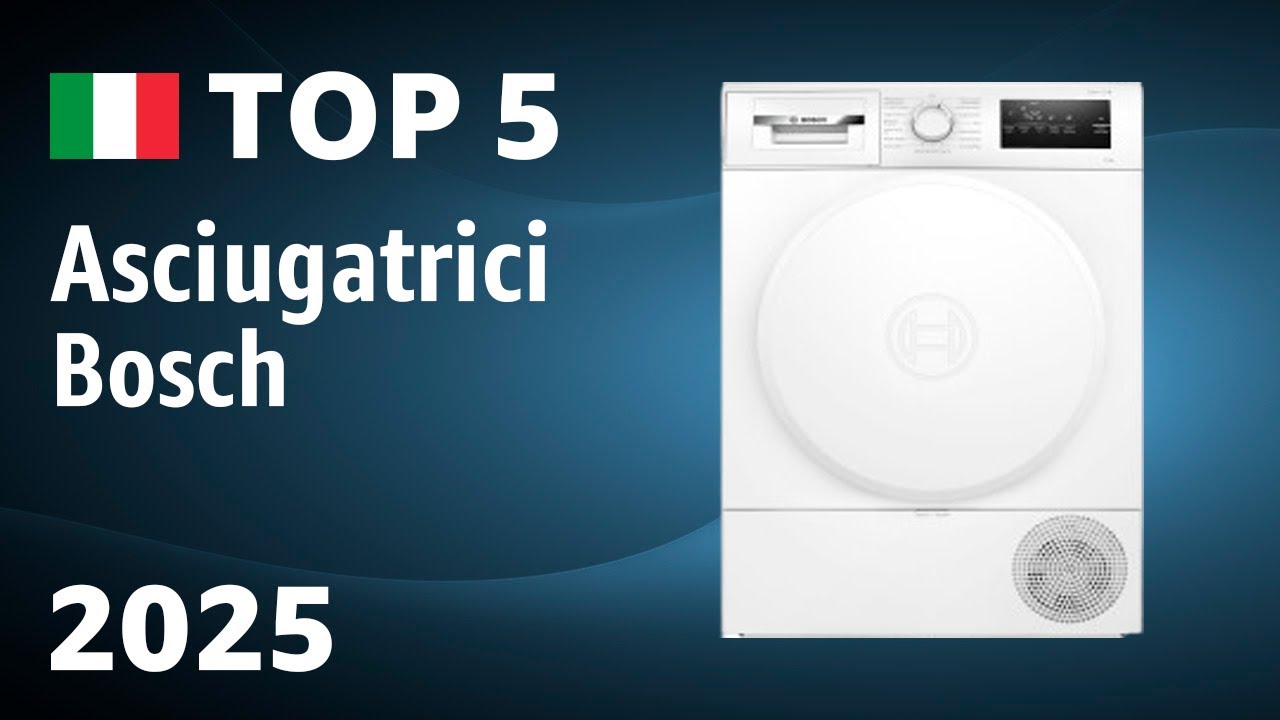 TOP—5. Migliori asciugatrici Bosch 2025